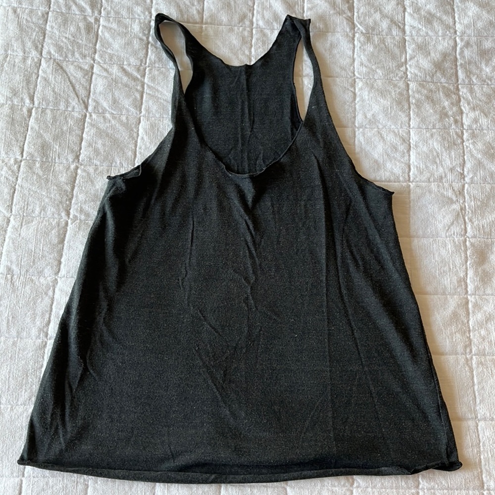 Oversized Grey tank, size S